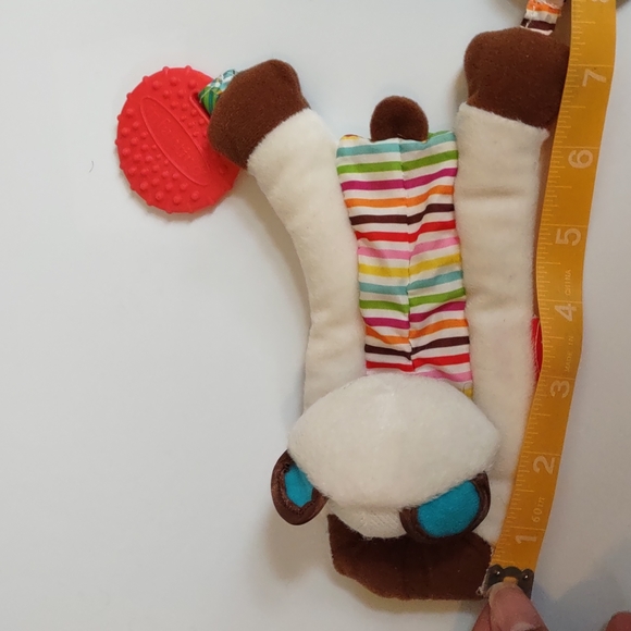 ✓Infantino Dog Puppy pup soft lovey rattle teether Soft baby toy 7in - Picture 13 of 14